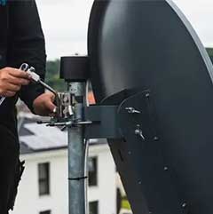 Çanak Anten Boru Montajı