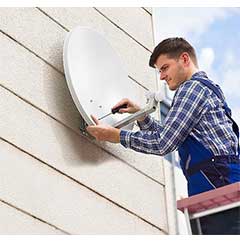 Çanak Anten Duvar Montajı